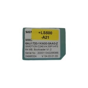 Siemens SIMATIC SIMOTION Micro Memory Card 64MB 6AU1720-1KA00-0AA0-Z