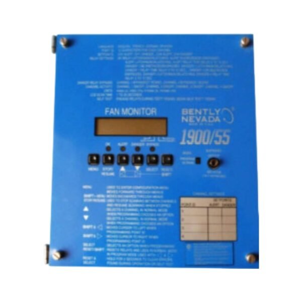 Bently Nevada 1900/55 Fan and Commutator Monitor Module