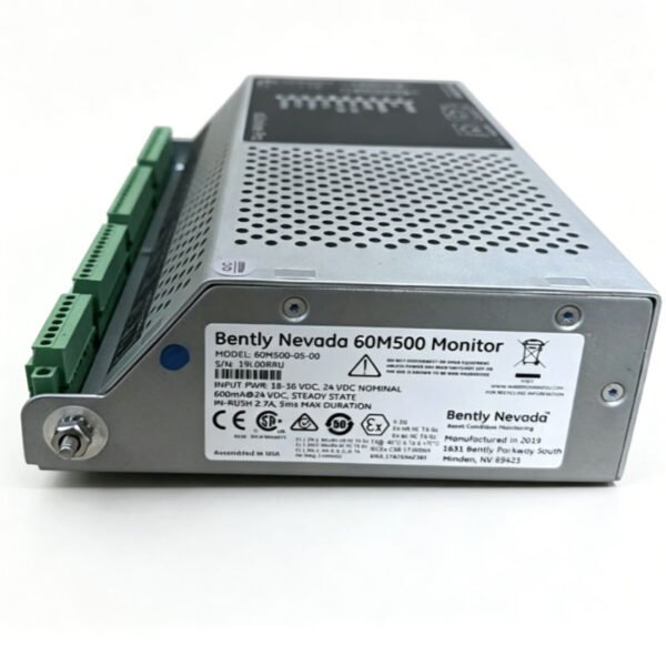 The 60M500-05-00 is a Bently Nevada Transient Data Manager module. Brand new and original stock available with global shipping for machinery diagnostics.