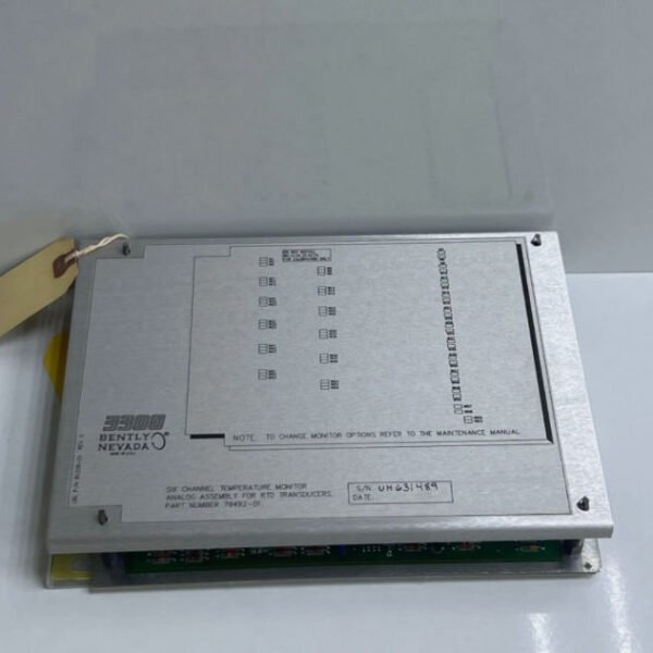Bently Nevada 79492-01 3300/12 AC Power Supply Module Bently Nevada 79492-01 high voltage AC power supply module. Brand New, Original Stock, Global Shipping available.